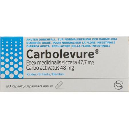 Carbolevure Capsules Child 20 pcs - PrimeCare Global