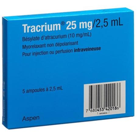 Tracrium Inj Loes 25mg/2.5ml 5amp 2.5ml - PrimeCare Global