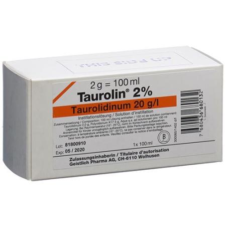 Taurolin Instill L&ouml;s 2% 100 ml - PrimeCare Global