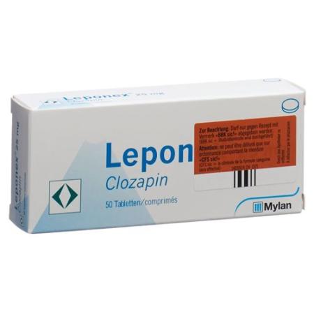 Leponex Tabl 25 mg 500 pcs - PrimeCare Global