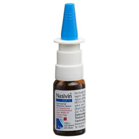 Nasivin dosing spray 0.05% 10 ml - PrimeCare Global