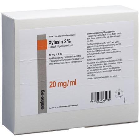 Xylesin Inj Loes 40mg/2ml 100amp 2ml - PrimeCare Global