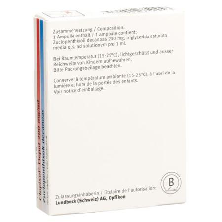 Clopixol Depot Inj L&ouml;s 200 mg/ml amp 1 ml - PrimeCare Global